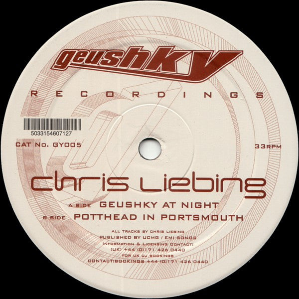 Chris Liebing : Geushky At Night (12")