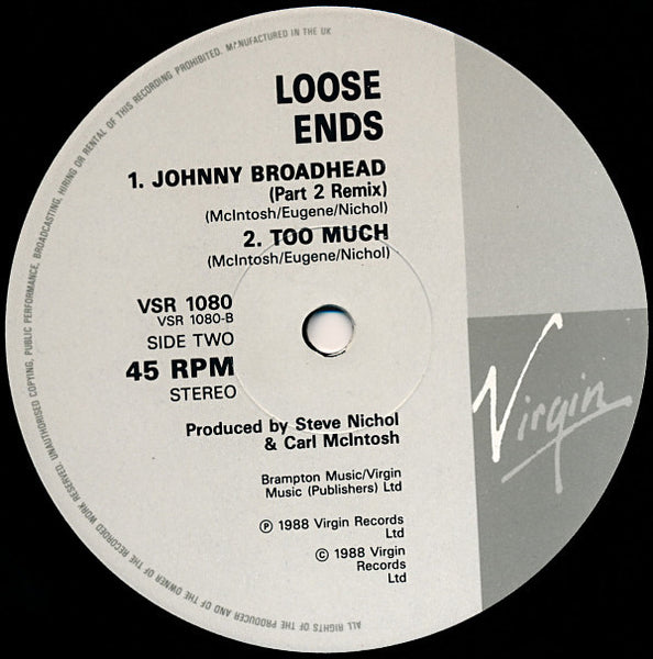 Loose Ends : Mr. Bachelor (Vex Mix) (12")