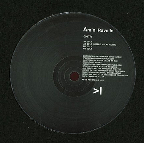 Amin Ravelle : 001TR (12", EP)