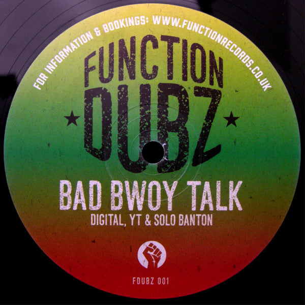 Digital : Zion / Bad Bwoy Talk (10")