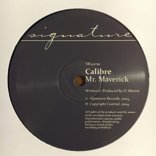 Calibre : Mr. Maverick / Highlander (12", RP)