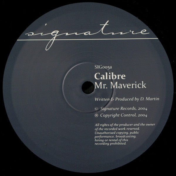 Calibre : Mr. Maverick / Highlander (12", RP)