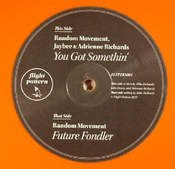 Random Movement, Jaybee (5) & Adrienne Richards : You Got Somethin' / Future Fondler (12", Ora)