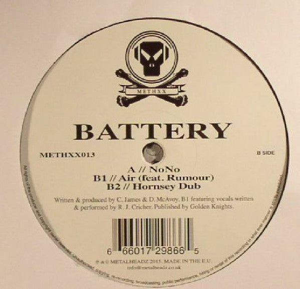 Battery (9) : NoNo / Air / Hornsey Dub (12")