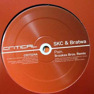 SKC & Bratwa / Future Bound : Pain (Brookes Bros. Remix) / Fritenight (12")