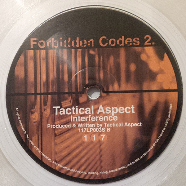 DJ Future (3) & Eric Electric (3) / Tactical Aspect : Forbidden Codes 2. (10", Cle)