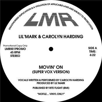 Lil' Mark & Carolyn Harding : Movin' On (12", Promo)