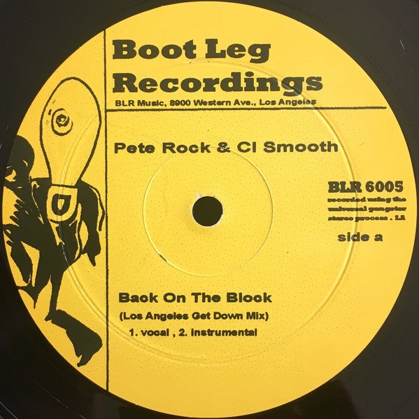 Pete Rock & Cl Smooth* / Thes One Feat. Double K (2) : Back On The Block / Rhymin' With The Bonz (12", Ltd)