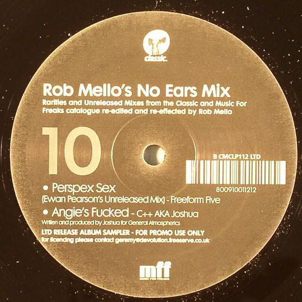 Various : Rob Mello's No Ears Mix (12")