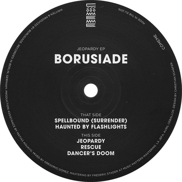 Borusiade : Jeopardy EP (12", EP)