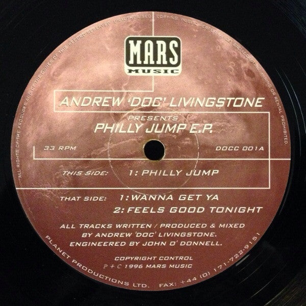 Andrew "Doc" Livingstone : Philly Jump EP (12")