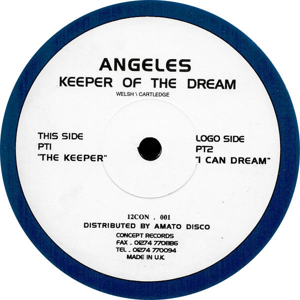 Angeles : Keeper Of The Dream (12")