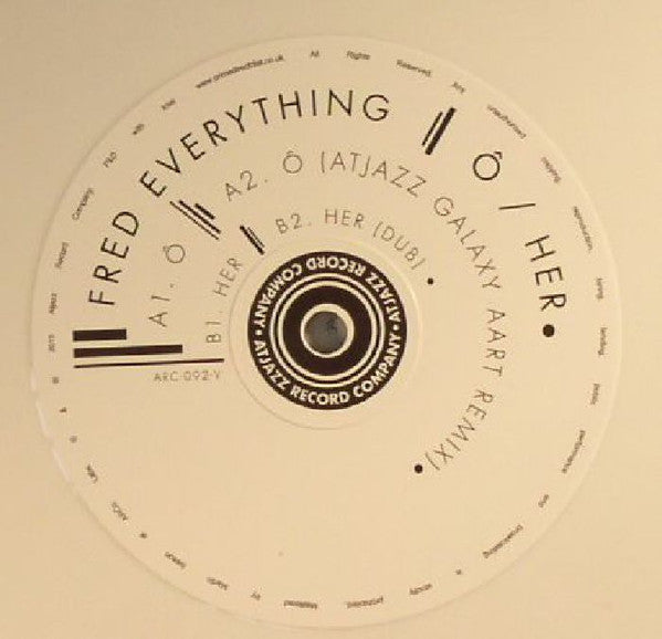 Fred Everything : Ô / Her (12", Whi)