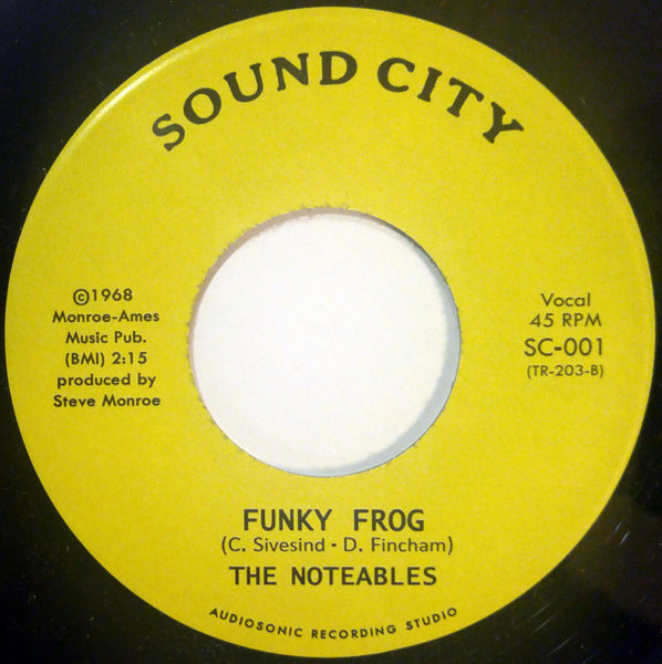 The Noteables : Funky Frog / Get Ready (7", RE)