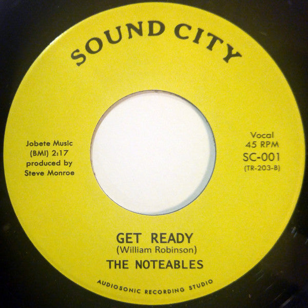 The Noteables : Funky Frog / Get Ready (7", RE)