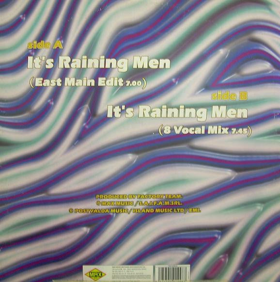 East End : It's Raining Men (12")