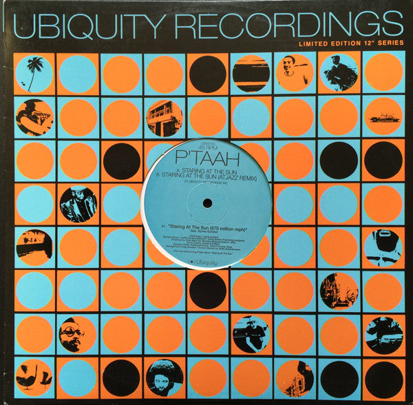 P'Taah : Staring At The Sun (12", Ltd)