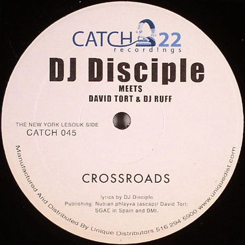 DJ Disciple Meets David Tort & DJ Ruff : Deep Underground / Crossroads (12")