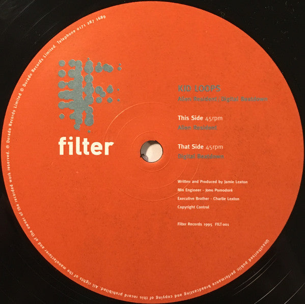 Kid Loops : Alien Resident (12")