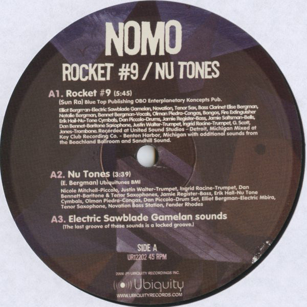 NOMO : Rocket #9 / Nu Tones (12")