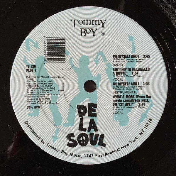 De La Soul : Me Myself And I (12", Single, RE, RP)