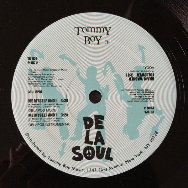 De La Soul : Me Myself And I (12", Single, RE, RP)