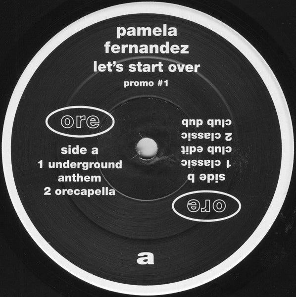 Pamela Fernandez : Let's Start Over (2x12", Promo)