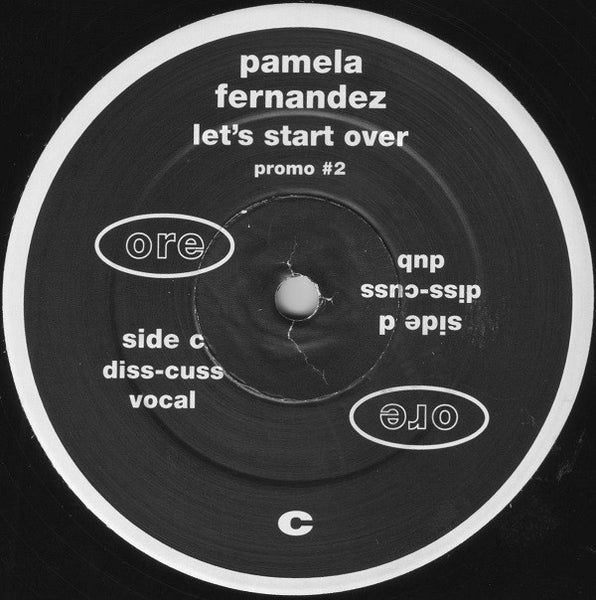 Pamela Fernandez : Let's Start Over (2x12", Promo)