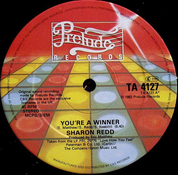 Sharon Redd : You're A Winner (12")