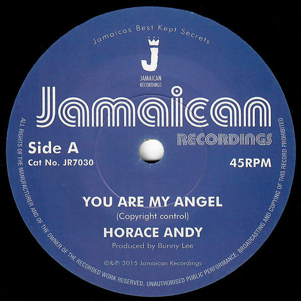 Horace Andy : You Are My Angel (7", Single, RE)