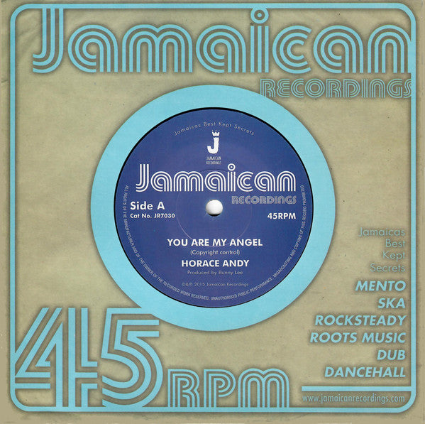 Horace Andy : You Are My Angel (7", Single, RE)
