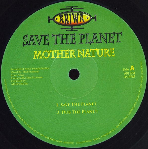 Mother Nature : Save The Planet (12")