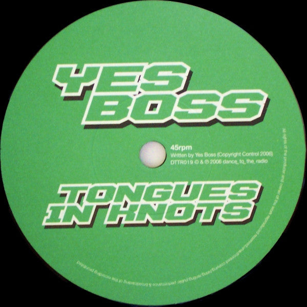 Yes Boss : Tongues In Knots (7", Single, Ltd)