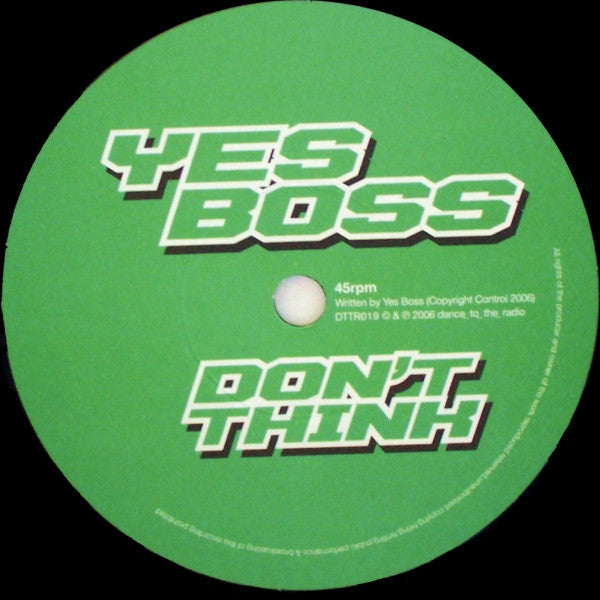 Yes Boss : Tongues In Knots (7", Single, Ltd)