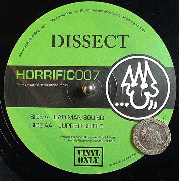 Dissect (2) : Bad Man Sound / Jupiter Shield (12", Ltd)