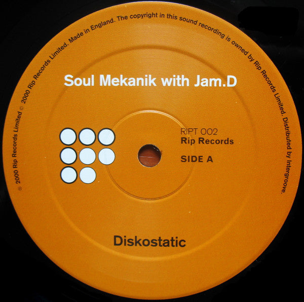 Soul Mekanik with Jam D : Diskostatic (12")