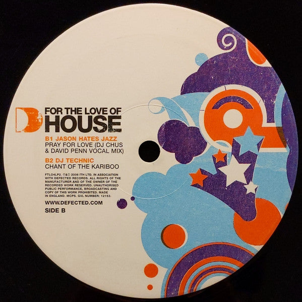 Various : For The Love Of House  (2x12", Comp, LP2)