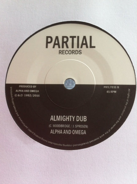Alpha & Omega Feat. Dub Judah : Almighty Jah   (7")