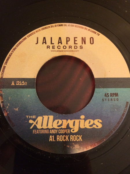 The Allergies : Rock Rock / Blast Off (7", Single)