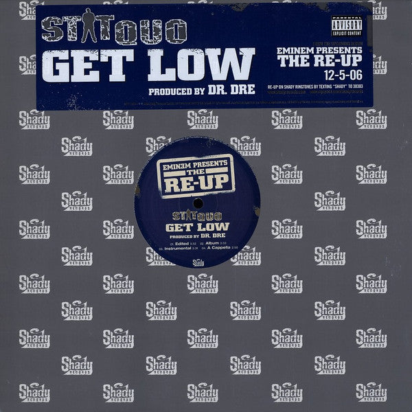 Stat Quo : Get Low (12", Promo)