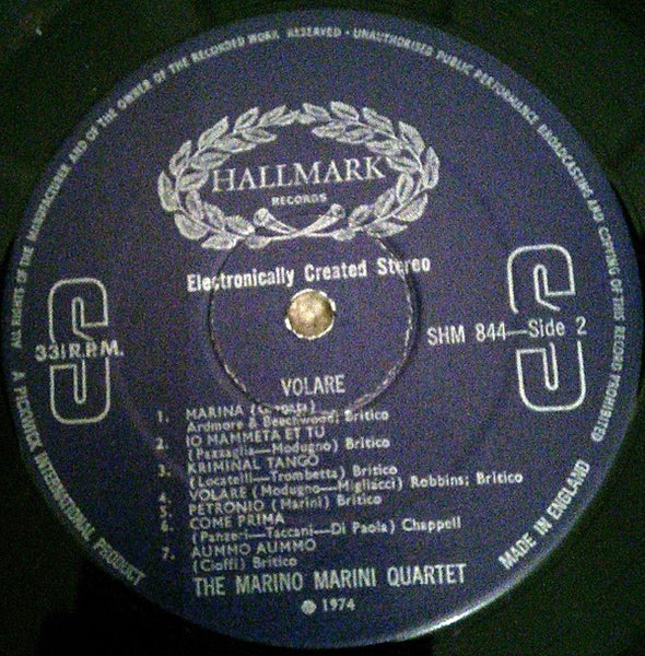 Marino Marini Ed Il Suo Quartetto : Volare (LP, Comp)