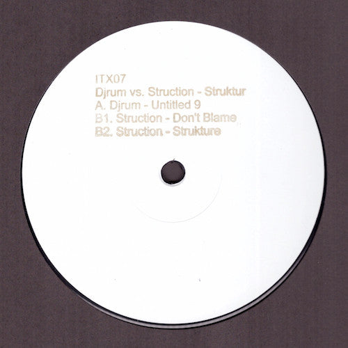 DJ Rum vs. Struction (2) : Struktur (12", W/Lbl, Sta)