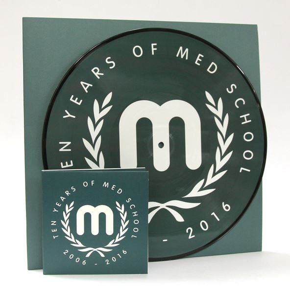 Various : Ten Years Of Med School (12", Pic + 2xCD, P/Mixed)