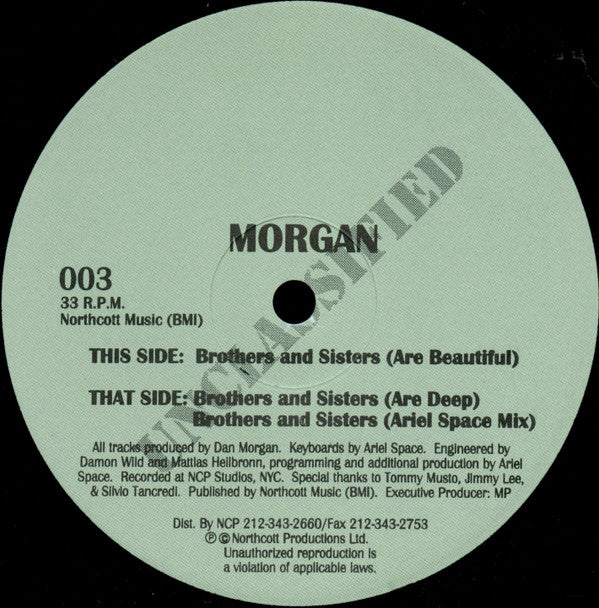 Morgan : Brothers And Sisters (12")
