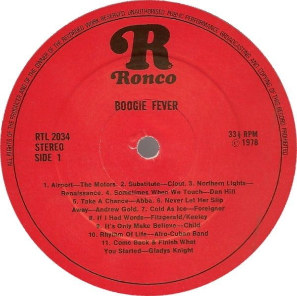 Various : Boogie Fever (LP, Album, Comp)