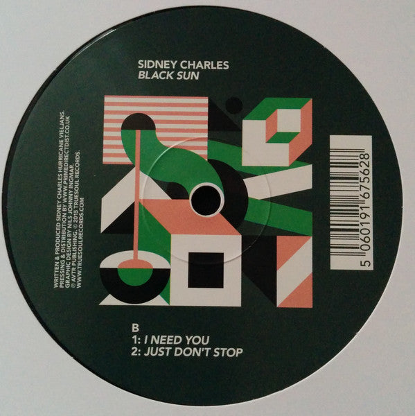 Sidney Charles : Black Sun (12")