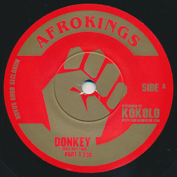Kokolo Afrobeat Orchestra : Donkey (Part 1 & 2) (7")