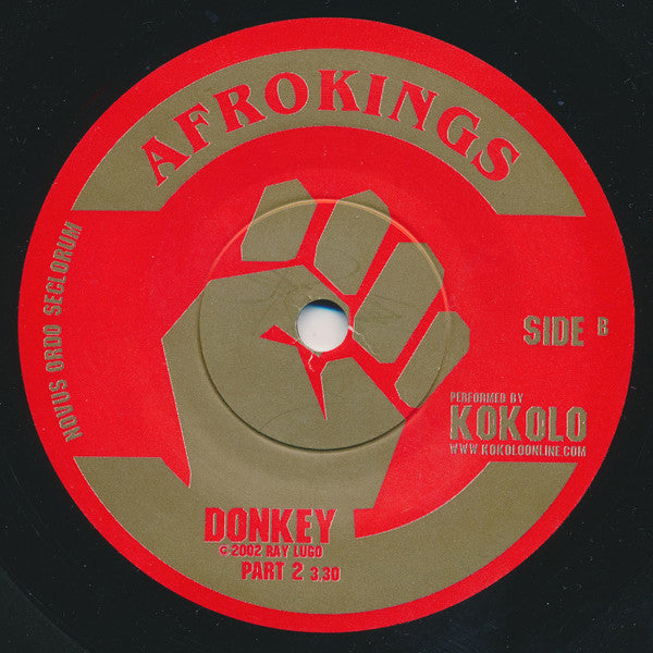Kokolo Afrobeat Orchestra : Donkey (Part 1 & 2) (7")