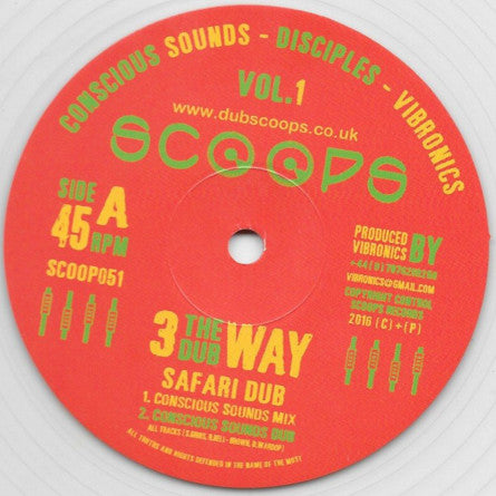 Conscious Sounds - The Disciples (2) - Vibronics : Safari Dub (10", Ltd, Cle)