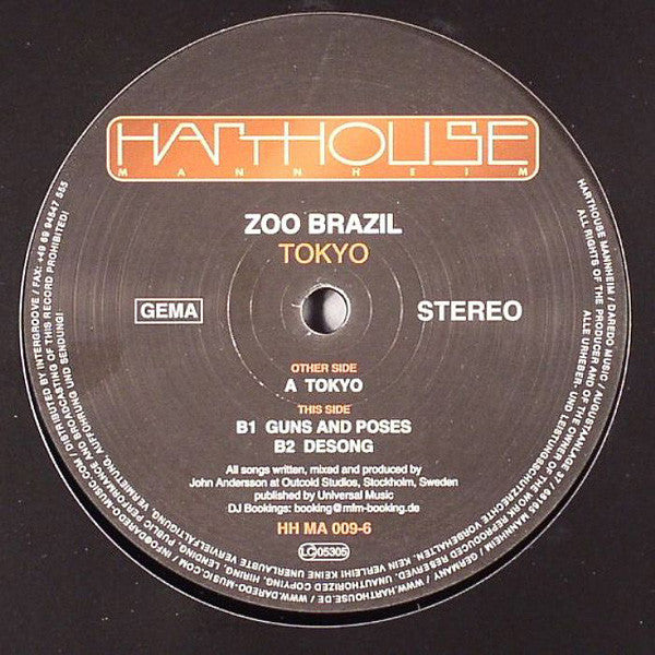 Zoo Brazil : Tokyo (12")